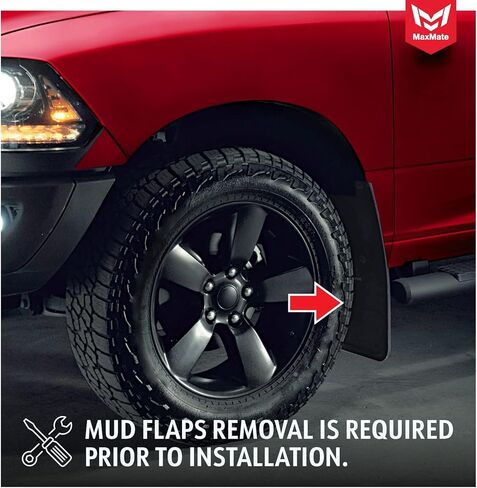 مشاعل MaxMate Fender متوافقة مع 2002-2008 Dodge Ram 1500؛ 2003-2009 2500 3500 (غير مناسب لنماذج السرير 8 أقدام 2006-2009)، نمط مثبت بمسمار قابل للطلاء بشكل ناعم 4 قطع | TFD84078 in Kuwait