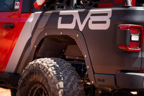 DV8 للطرق الوعرة يتم حذف حاجز التوهج لسيارة جيب جلاديتور JT 2020-2023 | طقم إزالة التوهج | البناء الصلب | تتضمن إشارة الانعطاف LED | مجموعة كاملة من 4 in Saudi Arabia