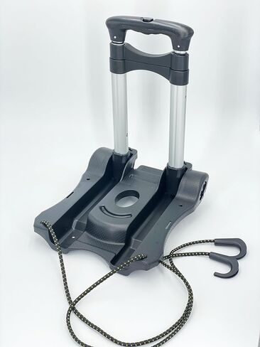 عربة أمتعة قابلة للطي، شاحنة يدوية قابلة للطي من الألومنيوم (أسود) in Kuwait