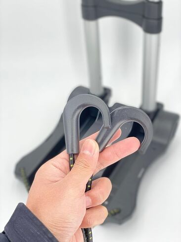 عربة أمتعة قابلة للطي، شاحنة يدوية قابلة للطي من الألومنيوم (أسود) in Kuwait