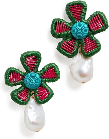 Lizzie Fortunato Women's Crown Daisy Earrings In Macaw in Saudi Arabia