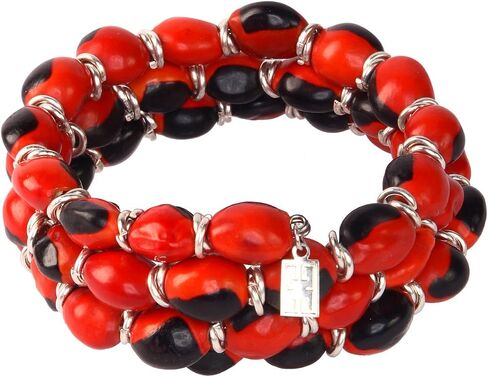 E B Evelyn Brooks Designs Peruvian Bracelet for Women - w/Meaningful Good Luck Huayruro Red Black Seeds - Great Gifts for Mom, Daughter, Sister, Aunt, Girlfriend in Kuwait
