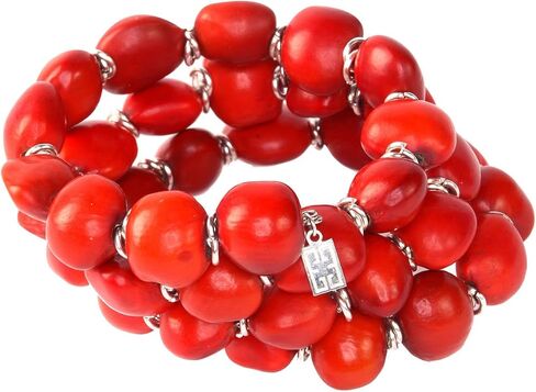 E B Evelyn Brooks Designs Peruvian Bracelet for Women - w/Meaningful Good Luck Huayruro Red Black Seeds - Great Gifts for Mom, Daughter, Sister, Aunt, Girlfriend in Kuwait