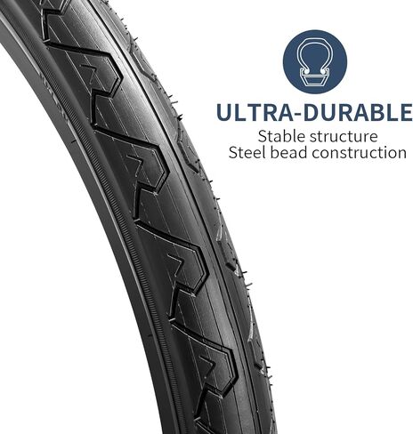 إطارات دراجة الطريق YUNSCM مقاس 26 بوصة 26x2.125/57-559 و26 بوصة صمام شريدر للدراجة مع شريطين حافة متوافق مع إطارات وأنابيب الدراجة 26x1.95 26x2.0 26x2.1 26 x 2.125 26x2.20 26x2.25 ( ف-1087) in Kuwait