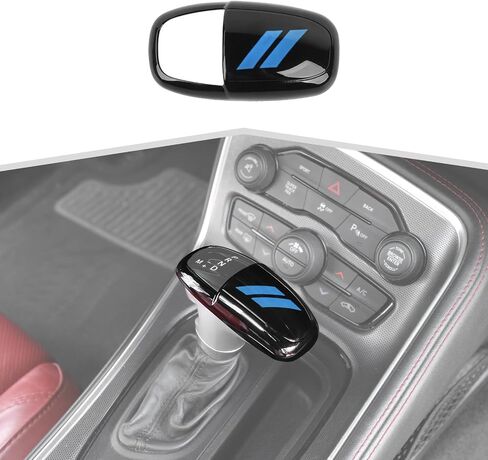 Gear Shift Knob Head Cover Trim Decoration Interior Accessories Compatible with Dodge Charger/Challenger 2015-2023,for Dodge Durango 2018-2023,Green in Saudi Arabia