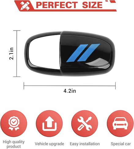 Gear Shift Knob Head Cover Trim Decoration Interior Accessories Compatible with Dodge Charger/Challenger 2015-2023,for Dodge Durango 2018-2023,Green in Saudi Arabia