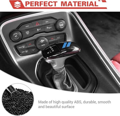 Gear Shift Knob Head Cover Trim Decoration Interior Accessories Compatible with Dodge Charger/Challenger 2015-2023,for Dodge Durango 2018-2023,Green in Saudi Arabia
