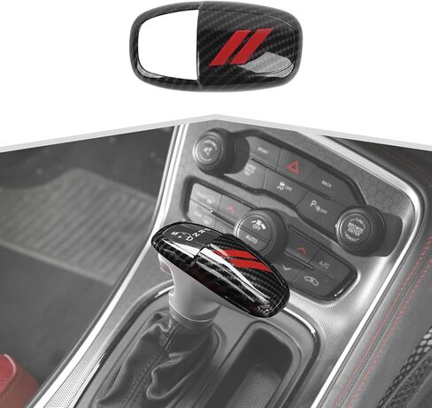 Gear Shift Knob Head Cover Trim Decoration Interior Accessories Compatible with Dodge Charger/Challenger 2015-2023,for Dodge Durango 2018-2023,Green in Kuwait