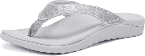 صندل FANTURE نسائي لدعم قوس القدم من أجل مشي مريح بنمط ثونغ كاجوال فليب فلوب in Kuwait