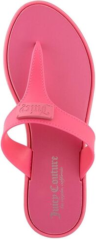 صنادل نسائية من Juicy Couture فليب فلوب أنيقة على الشاطئ وحمام السباحة ومضادة للانزلاق ومريحة وخفيفة الوزن in Kuwait