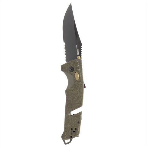 SOG Trident في Ambidextrous Professional سكاكين قابلة للطي مسننة جزئيًا | شفرة من الفولاذ المقاوم للصدأ CRYO D2 معالجة بالحرارة in Kuwait