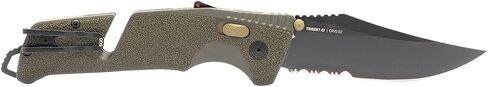 SOG Trident في Ambidextrous Professional سكاكين قابلة للطي مسننة جزئيًا | شفرة من الفولاذ المقاوم للصدأ CRYO D2 معالجة بالحرارة in Kuwait