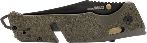 SOG Trident في Ambidextrous Professional سكاكين قابلة للطي مسننة جزئيًا | شفرة من الفولاذ المقاوم للصدأ CRYO D2 معالجة بالحرارة in Kuwait