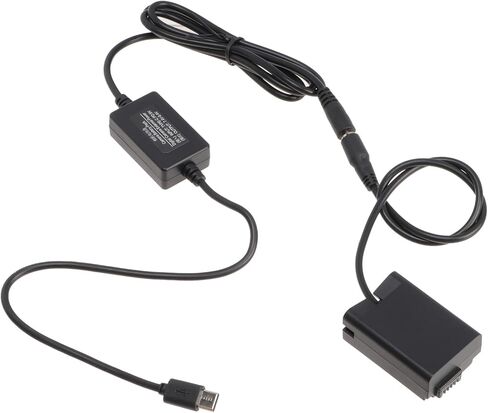 USB-C Type-C to EN-EL25 Decoded Dummy Battery EP-5G DC Coupler Power Adapter Cable for Nikon Z50, Z30, Zfc Mirrorless Camera in Saudi Arabia