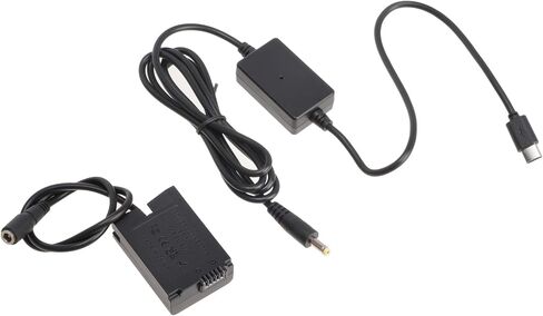 USB-C Type-C to EN-EL25 Decoded Dummy Battery EP-5G DC Coupler Power Adapter Cable for Nikon Z50, Z30, Zfc Mirrorless Camera in Saudi Arabia