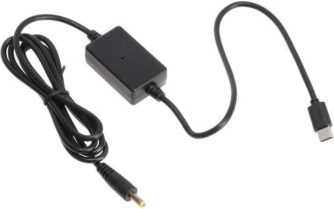 USB-C Type-C to EN-EL25 Decoded Dummy Battery EP-5G DC Coupler Power Adapter Cable for Nikon Z50, Z30, Zfc Mirrorless Camera in Saudi Arabia