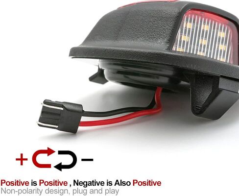 استبدال ضوء لوحة الترخيص LED لـ 1999-2004 Nissan Xterra، 1998-2004 Nissan Frontier، OEM Fit 6000K 18-SMD Canbus خالي من الأخطاء زينون أبيض LED مجموعة أضواء العلامات مع أنبوب أحمر LED مصباح تشغيل خلفي in Saudi Arabia