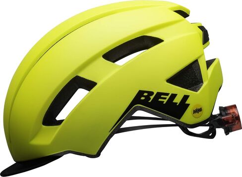 خوذة دراجة BELL Daily MIPS LED للكبار للركاب/الدراجة الحضرية - غير لامعة Hi-Viz (2023)، متوسطة/كبيرة (53-60 سم) in Saudi Arabia