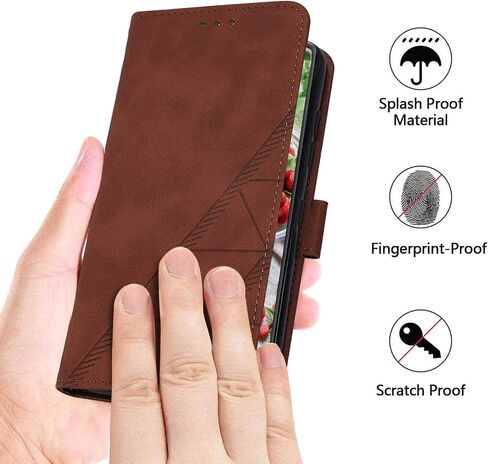 Wallet Case with Wrist Strap for iPhone 13/14 (Black) | Card Holder Slots, PU Leather, TPU Interior Protective, Stand, Folio Flip Cases Cover, 13/14 Phone 6.1 inch in Kuwait