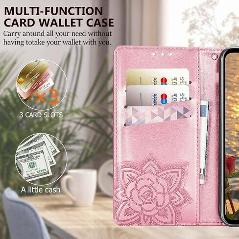 for Moto G Play 2024 Phone Case Wallet,Women Flip Cover,Purple in Kuwait