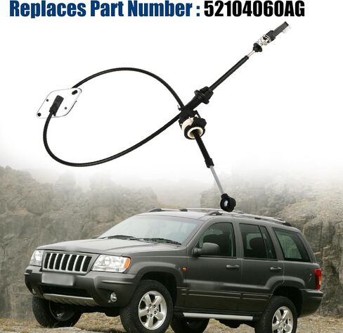 52104060AG Automatic Transmission Gear Shift Control Cable Fit for 2003 2004 Jeep Grand Cherokee Laredo Limited Special 4.0L I6 in Saudi Arabia