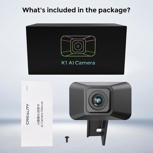 Creality K1 AI Camera 1080P HD Camera Compatible with K1 and K1 Max 3D Printers - Real-time Monitoring on Your Phone and Enhanced Efficiency in Saudi Arabia