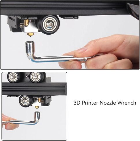 Creality Original Upgraded Sprite Extruder Copper Alloy Nozzle Kit, for Sprite Extruder Series/Spider Hotend 2.0/3.0/Ender 3 S1 Series/Ender 3 Neo Series/Ender 3 Series/, with 1pcs Nozzle Wrench in Saudi Arabia