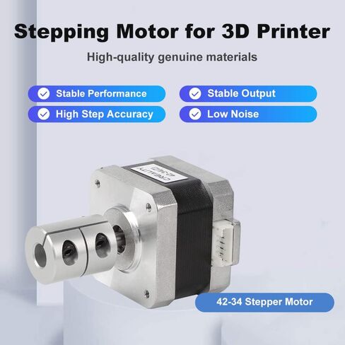 محرك متدرج Creality Original Ender 3 S1/Pro Y-Axis، محرك متدرج للطابعة ثلاثية الأبعاد 42-34 مع بكرة متزامنة 2GT 20 سن، لمحور Ender-3 V2/Ender-3 Pro/Sermoon V1 Pro/Ender-3S Y-Axis in Saudi Arabia