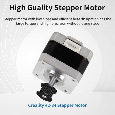 محرك متدرج Creality Original Ender 3 S1/Pro Y-Axis، محرك متدرج للطابعة ثلاثية الأبعاد 42-34 مع بكرة متزامنة 2GT 20 سن، لمحور Ender-3 V2/Ender-3 Pro/Sermoon V1 Pro/Ender-3S Y-Axis in Saudi Arabia