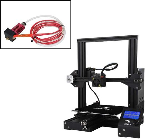 CHPOWER for Creality Ender 3 Pro Hot End، Ender 3 V2 Hotend المجمعة، طقم الطارد MK8 لـ Ender 3 PRO/Ender-3 V2/ ENDER3، 24V 40W in Kuwait