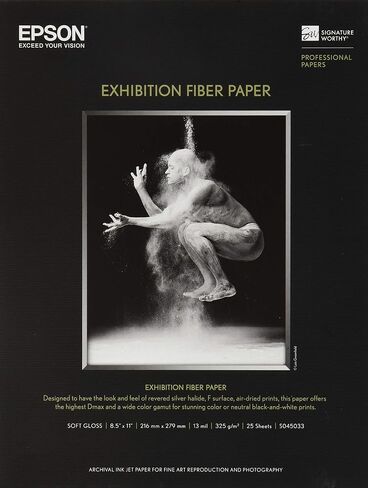 Epson Paper, Exhibition Fiber Paper, 8.5 inch in Saudi Arabia