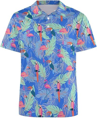 Funny Golf Polo Shirts,Performance Dry Fit Men's Golf Polos for Men,Short Sleeve Moisture Wicking Golf Shirts in Saudi Arabia
