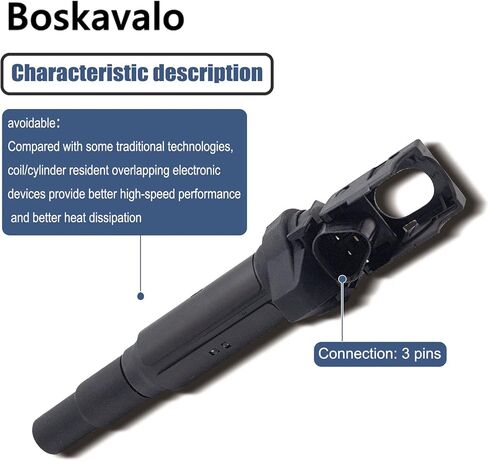 مجموعة أدوات ملف الإشعال متوافقة مع BMW 545i 550i GT xDrive 645Ci 650i 745i 745Li Alpina B7 B7L X5 X6 750i 750Li 760i 02-07 2008-14 9807841880 0221504470، 12137562744 in Kuwait