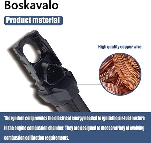 مجموعة أدوات ملف الإشعال متوافقة مع BMW 545i 550i GT xDrive 645Ci 650i 745i 745Li Alpina B7 B7L X5 X6 750i 750Li 760i 02-07 2008-14 9807841880 0221504470، 12137562744 in Kuwait