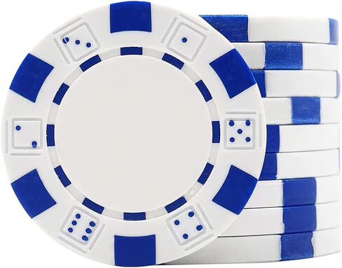11.5 Gram Bulk Chip Accessories, 10 Pcs Professional Poker Chip, Casino Poker Chips,Clay Composite Casino Poker Chips for Casino Card Games Texas Holdem in Kuwait