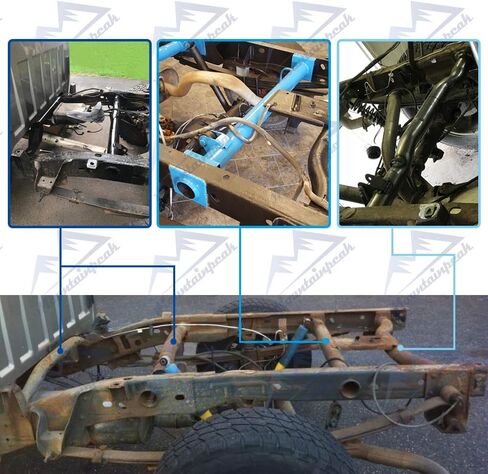 مجموعة أدوات دعم خزان الوقود الأمامي من Mountainpeak مع دعامة مناسبة لـ 1996-2006 تشيفي سيلفرادو جي إم سي سييرا 1500 2500 3500 in Kuwait