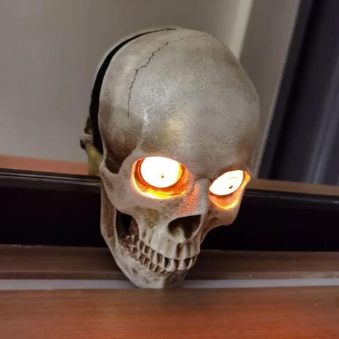 طقم إضاءة LED متوهجة للهالوين من قطعتين من mlnyitus، زخرفة خوذة RGB لقناع الحفلات التنكرية والعيون المضيئة DIY للمشروعات، خرزات ضوئية ناعمة (البطارية غير متضمنة) in Kuwait