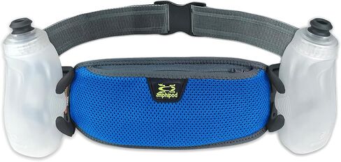 Amphipod RunLite Xtech 10K Hydration Belt, Ultra Runners Waist & Hydration Belt for Endurance Running, Racing, Men & Women - Amp Green - 21 oz in Saudi Arabia