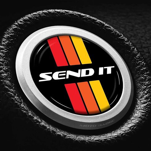 غطاء زر التشغيل القديم من Send IT - متوافق مع Toyota 4Runner Prius Tacoma Avalon Camry TRD والمزيد - ملصق جل ثلاثي الأبعاد على شكل قبة وزر تشغيل بدون مفتاح T-24 in Kuwait