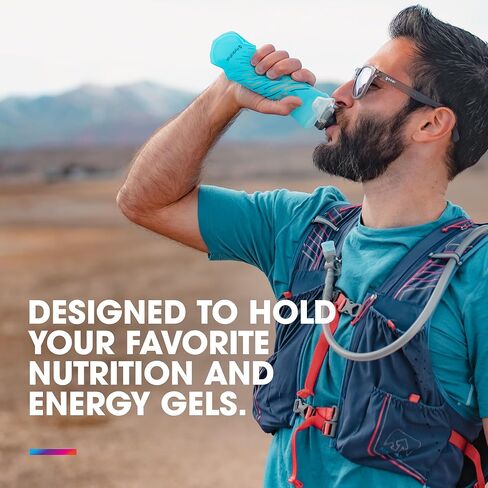 HydraPak Softflask 150ml - سترة جري قابلة للطي زجاجة قارورة تغذية ناعمة - أزرق in Kuwait