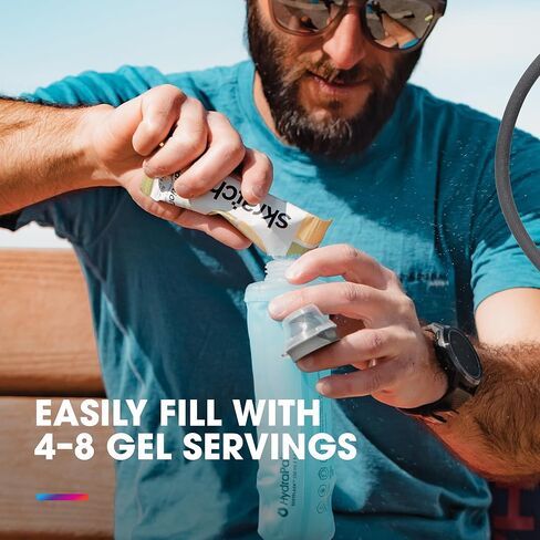 HydraPak Softflask 150ml - سترة جري قابلة للطي زجاجة قارورة تغذية ناعمة - أزرق in Kuwait