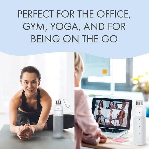 32 oz TRITAN/BPA-Free Water Bottle w/Time Marker, Pink, Motivational Measurements w/Time & Volume, Frosted Plastic, EXTRA Lid for Gym, Sports, Travel, Fitness, or Work in Saudi Arabia