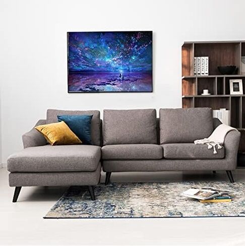 XDXART DIY Oil Painting Paint by Number Kit for Kids Adults Beginner 16x20 inch - Drawing with Brushes Christmas Decor Decorations Gifts (Blue Night Sky, Without Frame) in Saudi Arabia