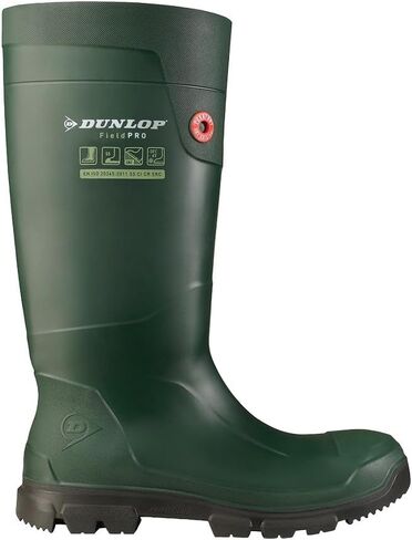 DUNLOP Unisex Protective Footwear Purofort FieldPRO Full Safety, EG62E33.47, Green/Black, 13 US Men in Saudi Arabia