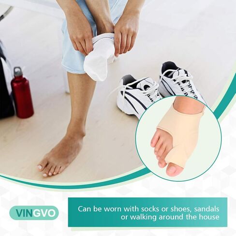 Bunion Corrector,1 Pair Premium Gel Bunion Pads Hallux Valgus Corrector No Surgery Medical Grade Bunions Splint for Bunion Relief Bunion Socks in Saudi Arabia