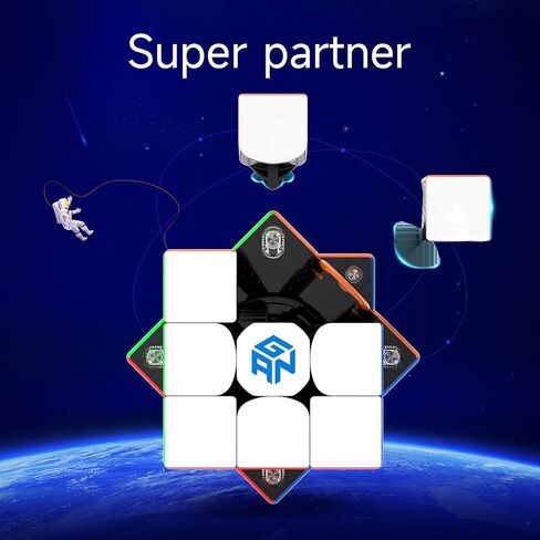 GAN 356 XS, Gans 3x3 Magnetic Speed Cube 356XS Magic Cube Puzzle Toy (Stickerless) in Saudi Arabia