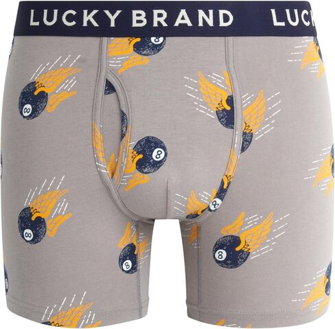 Lucky Brand Mens Cotton Stretch Boxer Briefs 3Pack in Saudi Arabia