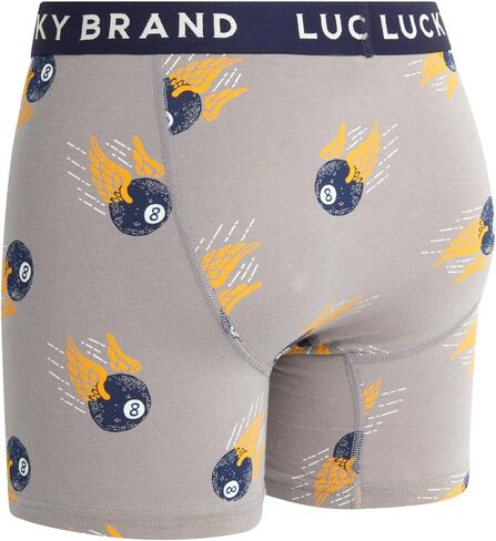 Lucky Brand Mens Cotton Stretch Boxer Briefs 3Pack in Saudi Arabia