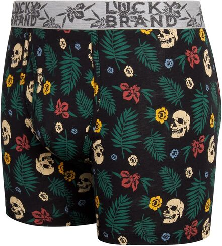 Lucky Brand Mens Cotton Stretch Boxer Briefs 3Pack in Saudi Arabia