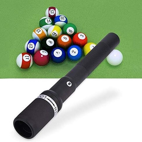 Cue Extension Extender 12.6inch Telescopic Billiard Pool Cue Extender Aluminium Alloy Billiard Extension Extender(Silver) in Saudi Arabia